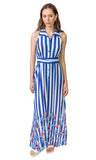 Kate Dress (Blue Striped)