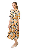 Andria Dress (Ecru Polka Dots print)