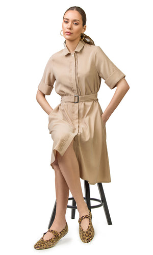 Andria Dress (Beige)