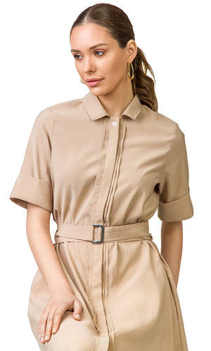 Andria Dress (Beige)