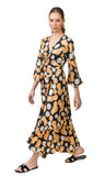 Brigitta Dress (Black Polka Dots print)