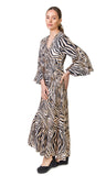 Brigitta Dress (Zebra print)