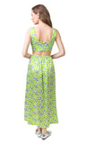 Bianca Dress (Lime Hearts print)