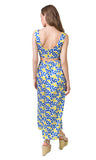Bianca Dress (Blue Hearts print)