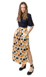Oriana Skirt (Ecru Polka Dots print)