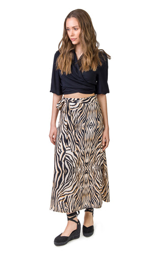 Penelope Skirt (Zebra print)