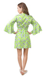 Celia Top (Lime Hearts print)