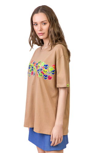 Kaia T-shirt (Brown)