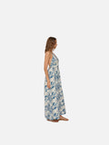 Jasmine Dress (Blue Sea Print)