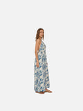 Jasmine Dress (Blue Sea Print)