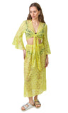 Celia Top (Yellow lace)
