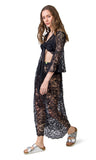 Celia Top (Black lace)