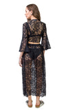 Celia Top (Black lace)