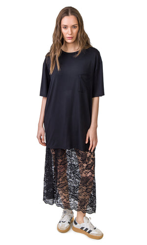 Sandra Skirt (Black lace)