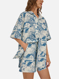 Marisol Shirt (Blue Sea Print)