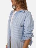 Margaux Shirt (Blue Stripes)