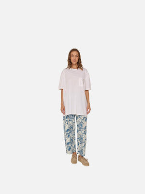 Alba Pants (Blue Sea print)
