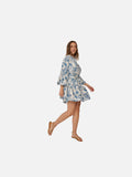 Capri Dress (Blue Sea Print)