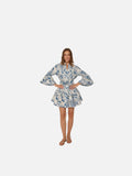 Capri Dress (Blue Sea Print)