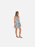 Daphne Dress (Blue Sea Print)