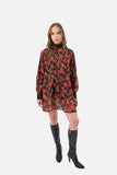 Vienna Dress (Black Floral Print)