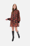 Vienna Dress (Black Floral Print)