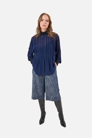 Dahlia Blouse (Blue)