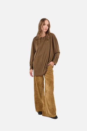 Nina Blouse (Dark Brown)
