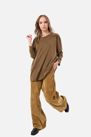 Nina Blouse (Dark Brown)