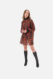 Vienna Dress (Black Floral Print)