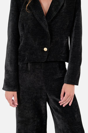 Filippa Jacket (Black Velvet)