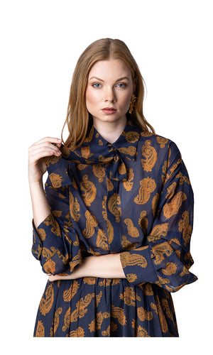 Eleanor Shirt (Blue Prints)