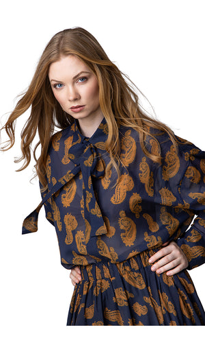 Eleanor Shirt (Blue Prints)