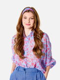 Eleanor Shirt (Sky Blue Floral)