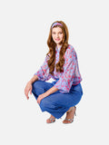 Eleanor Shirt (Sky Blue Floral)