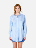 Margaux Shirt (Blue Stripes)