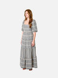 Rosalind Dress (Black Checkered)