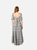 Rosalind Dress (Black Checkered)