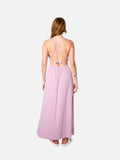 Jasmine Dress (Pink Stripes)