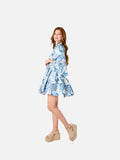 Capri Dress (Blue Sea Print)
