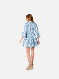Capri Dress (Blue Sea Print)