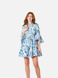 Capri Dress (Blue Sea Print)