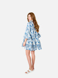 Capri Dress (Blue Sea Print)