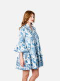 Capri Dress (Blue Sea Print)